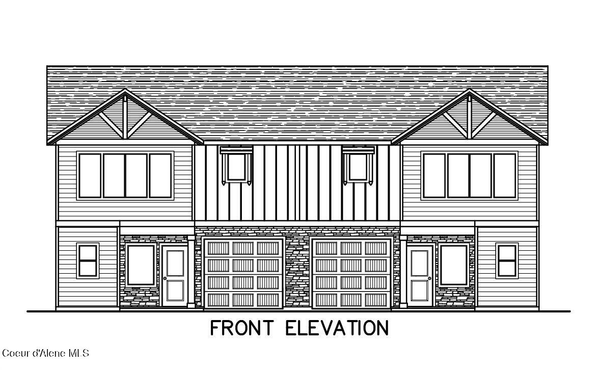 751 North Galbraith Loop Post Falls, ID 83854 - Photo 18 of 22 1581 sf - Front Elevation