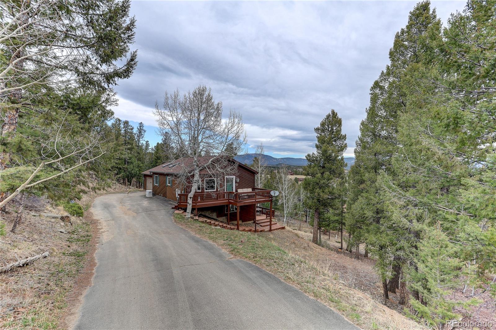 261 Mt Bailey Drive Bailey, CO 80421 - Photo 25 of 28 a small garden covered with tall trees