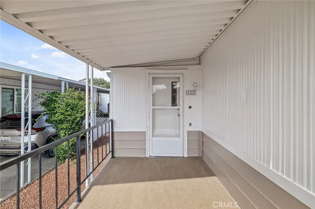 a house view with a outdoor space