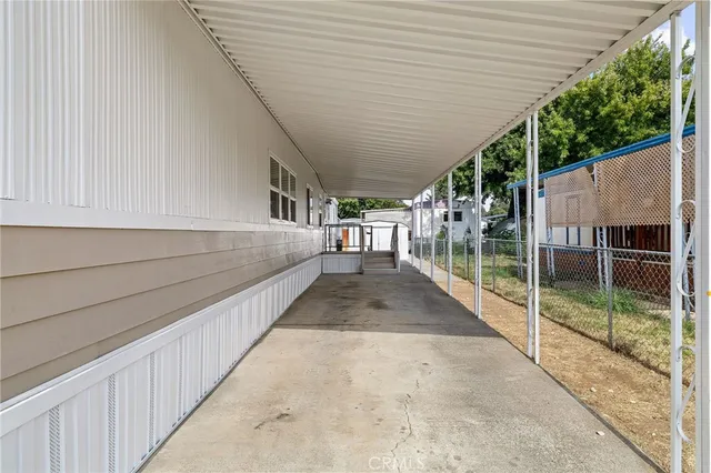 a view of backyard of house