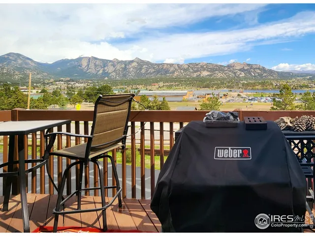 a view of a city from a balcony