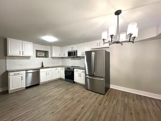 a house view with garden space