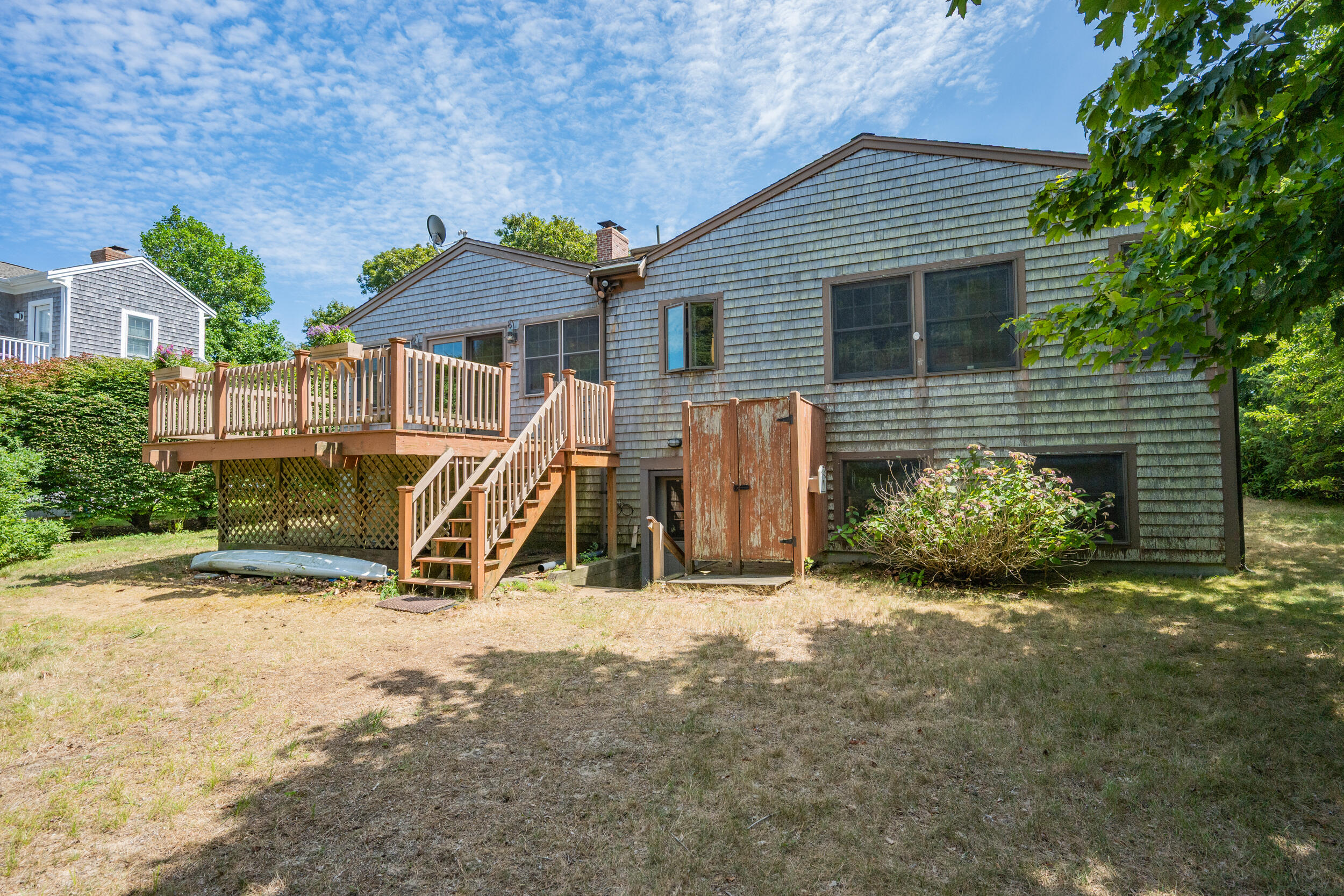 114 Bucks Creek Road Chatham, MA 02633 - Photo 29 of 43 a view of a house with backyard