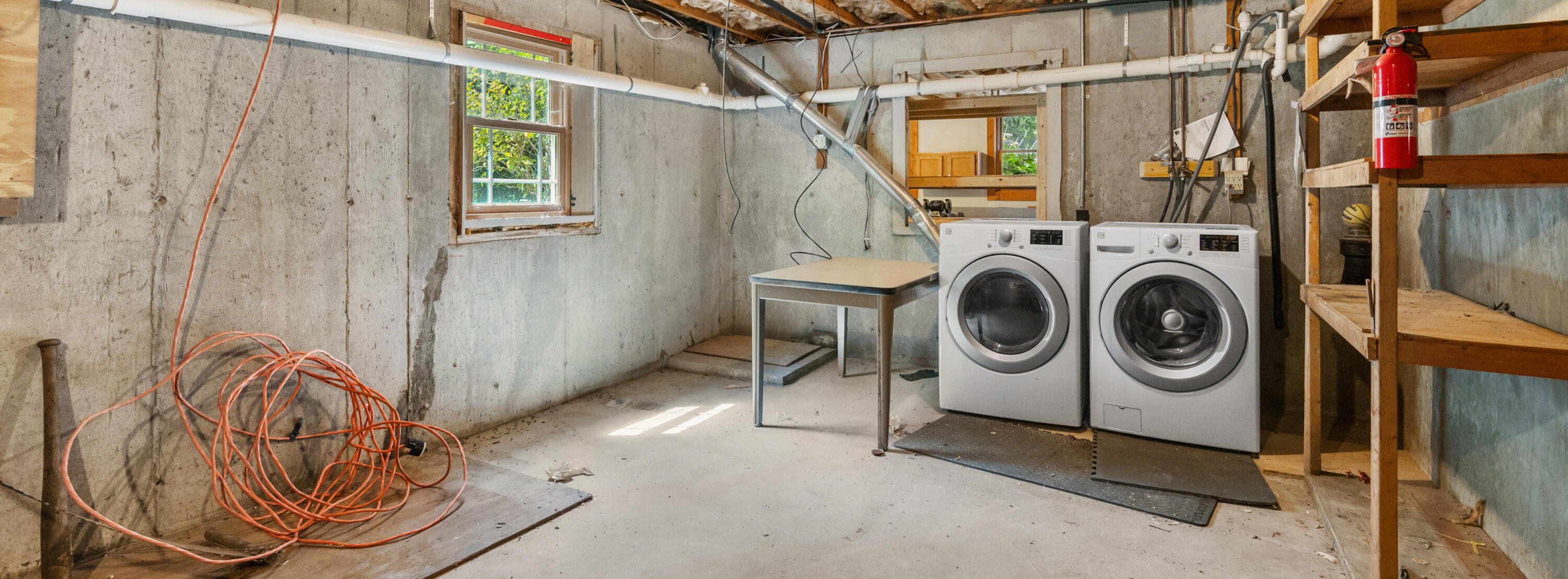 114 Bucks Creek Road Chatham, MA 02633 - Photo 37 of 43 a utility room with dryer and washer