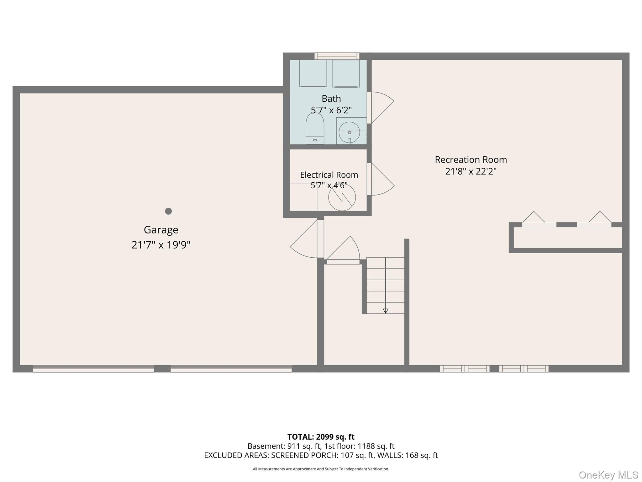 1 Rockledge Road Poughkeepsie, NY 12601 - Photo 36 of 36 Lower level floorplan