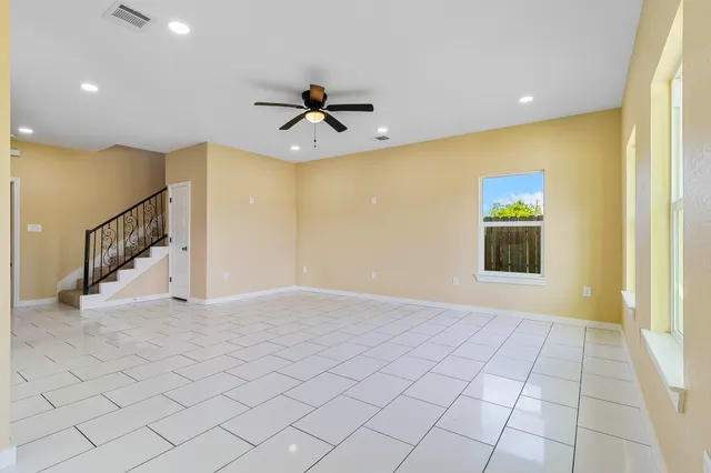 a view of an empty room