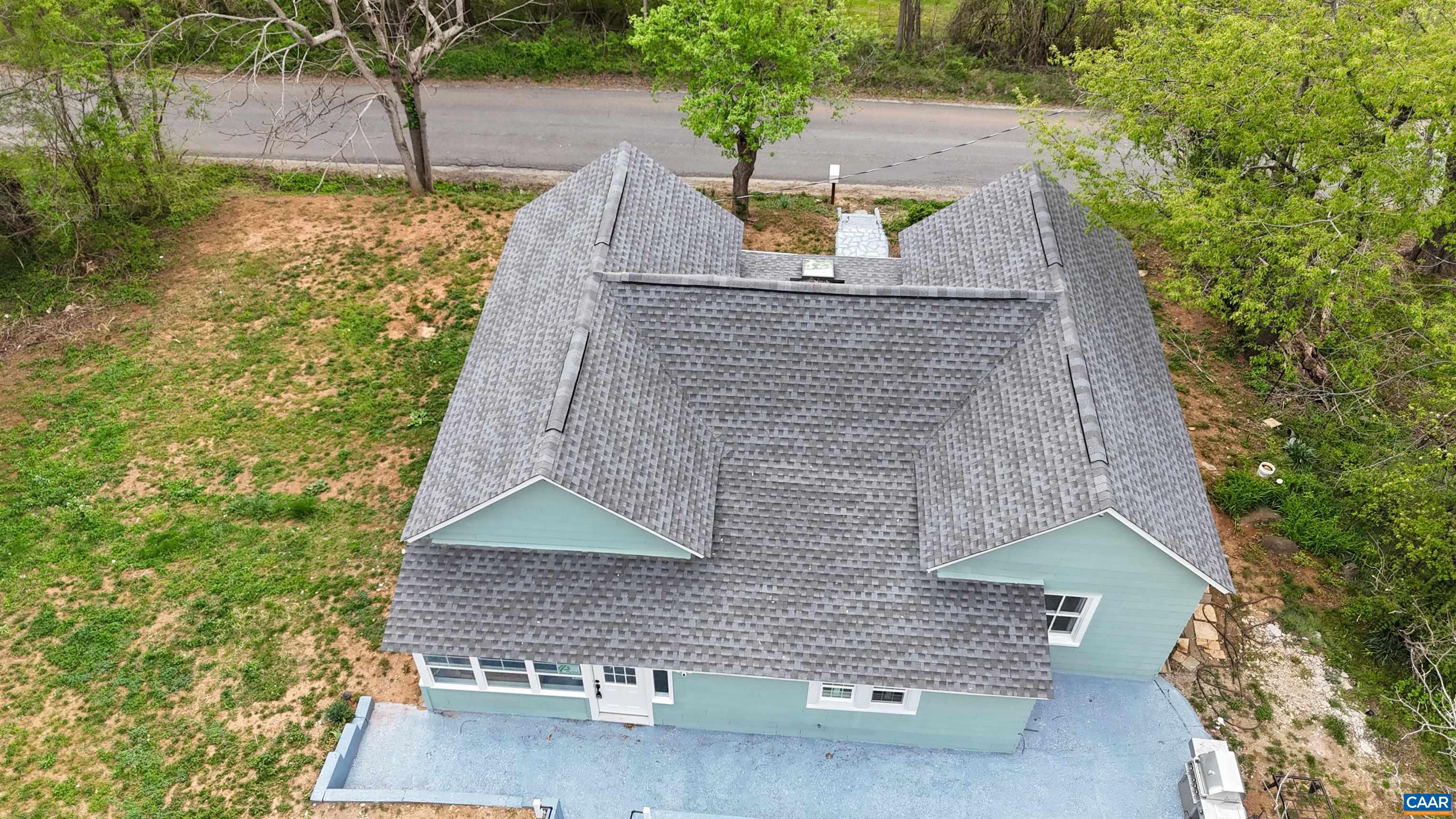 7559 Esmont Road Esmont, VA 22937 - Photo 7 of 22 a aerial view of a house with a yard and large tree