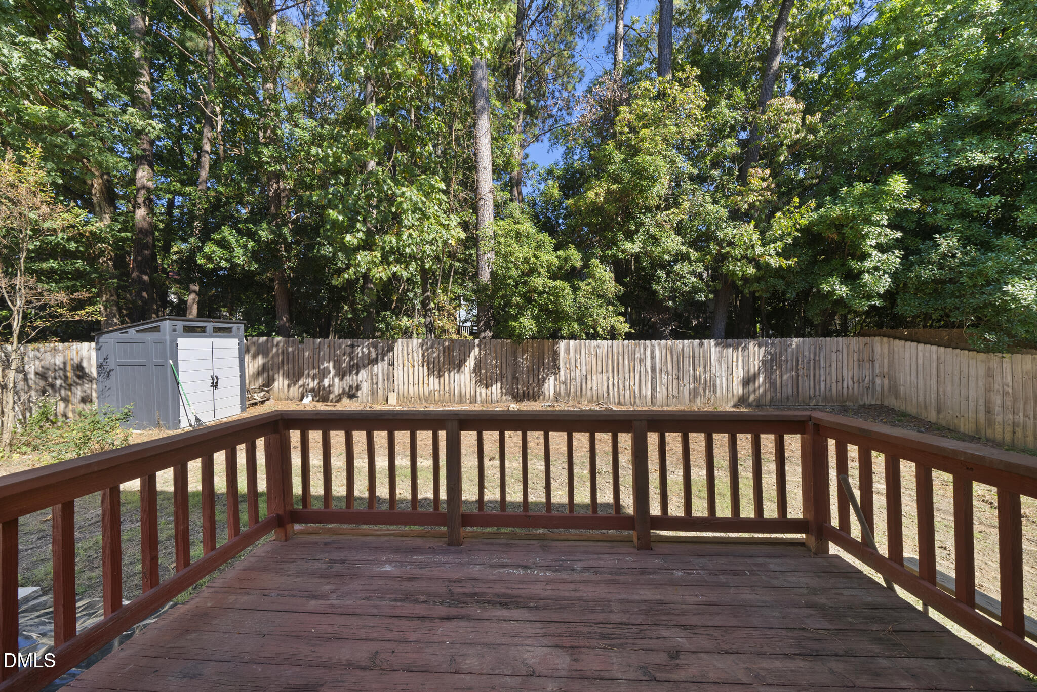 6108 New Market Way Raleigh, NC 27609 - Photo 18 of 31 a view of wooden deck