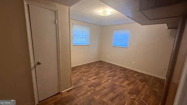 a view of empty room