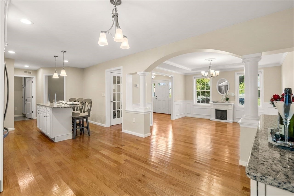 79 Bridle Road Billerica, MA 01821 - Photo 6 of 42 a view of a kitchen and dining room