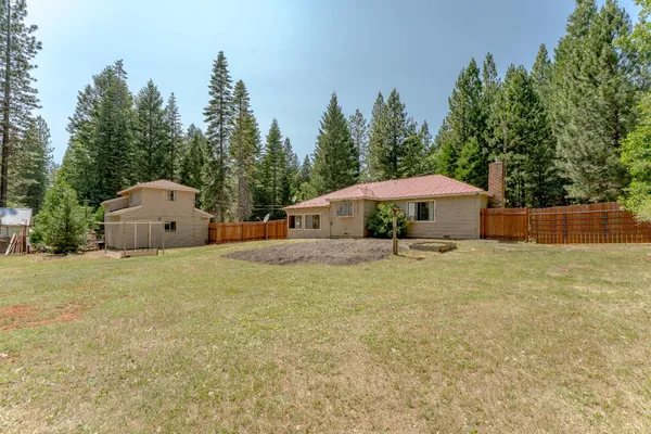 a house view with a garden space