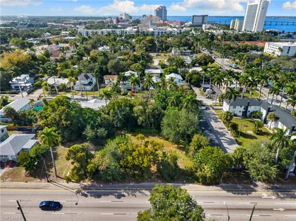 a view of a yard and an outdoor space
