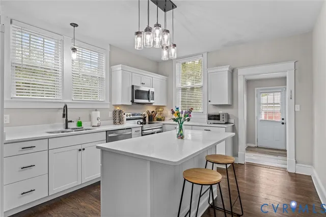 a view of a backyard with a trees