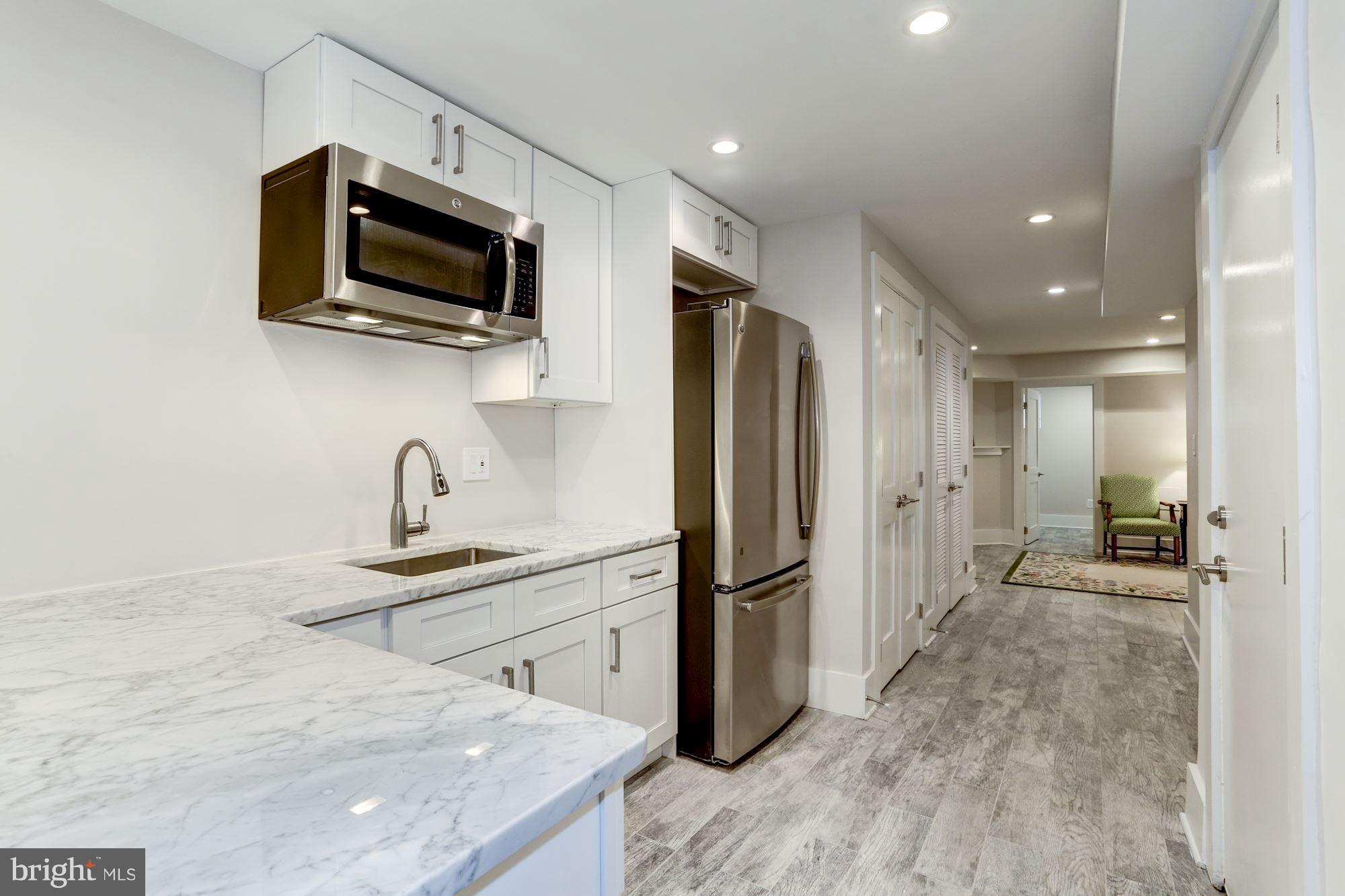 1337 Rittenhouse Street Northwest Washington, DC 20011 - Photo 17 of 22 Lower Level Kitchen