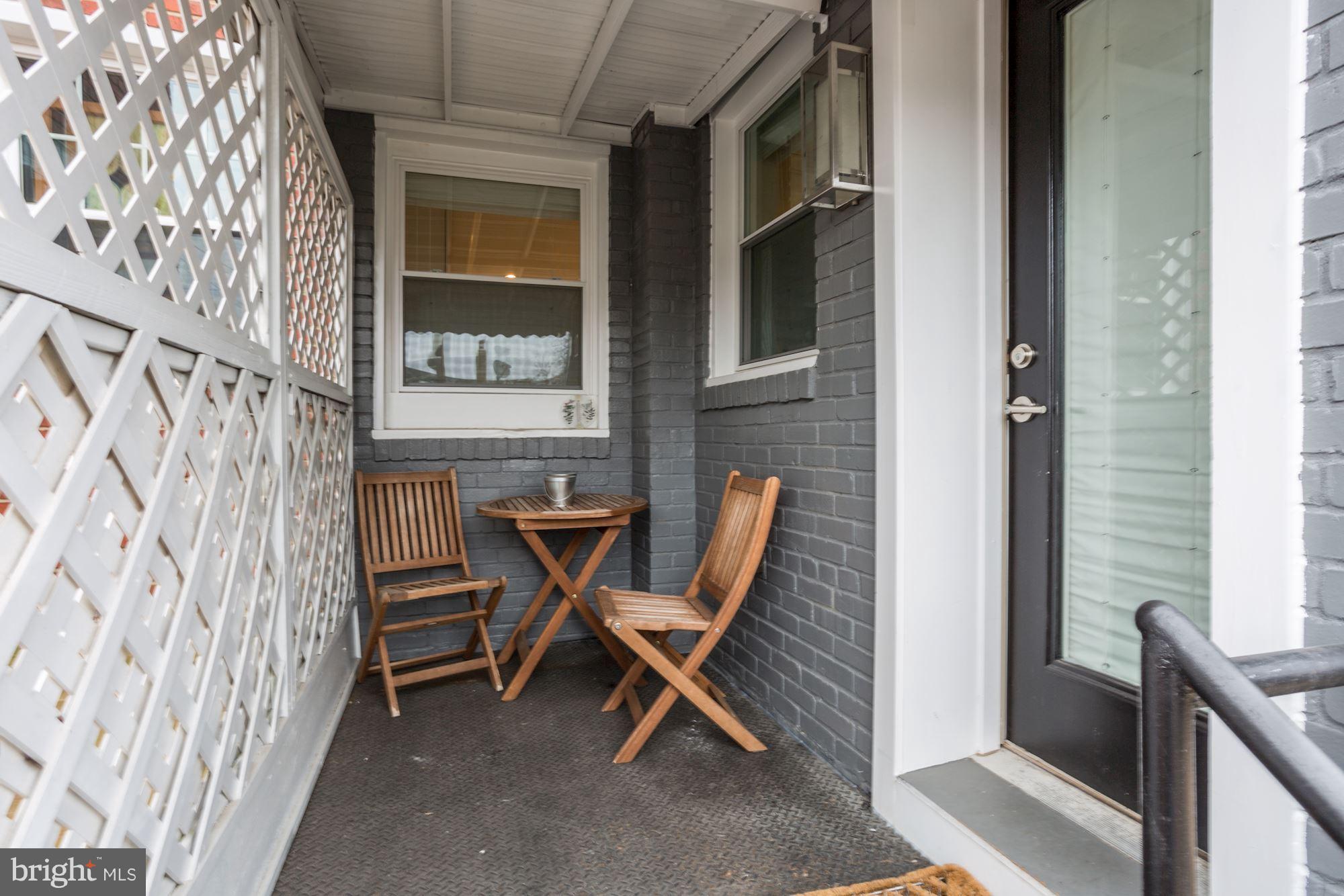 1337 Rittenhouse Street Northwest Washington, DC 20011 - Photo 21 of 22 Back Porch