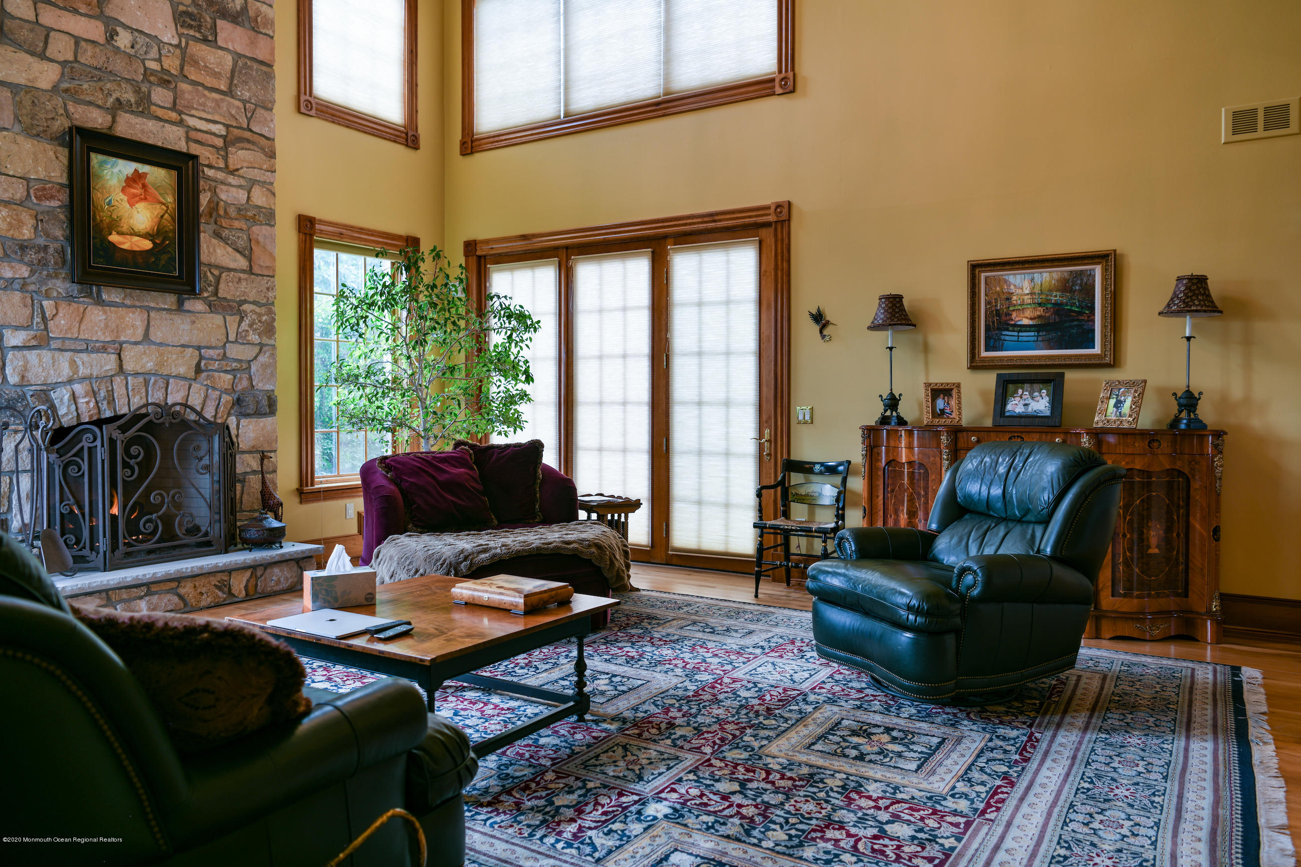 25 Ramsey Road Lebanon, NJ 08833 - Photo 14 of 49 a living room with furniture and a fireplace