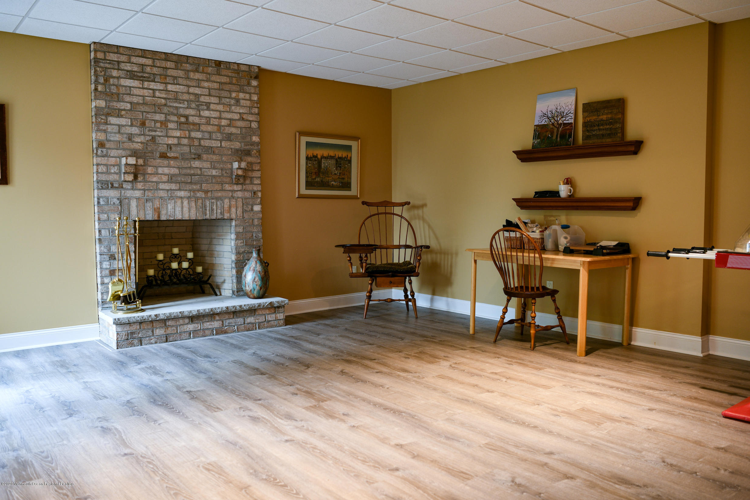 25 Ramsey Road Lebanon, NJ 08833 - Photo 34 of 49 a living room with furniture and a fireplace