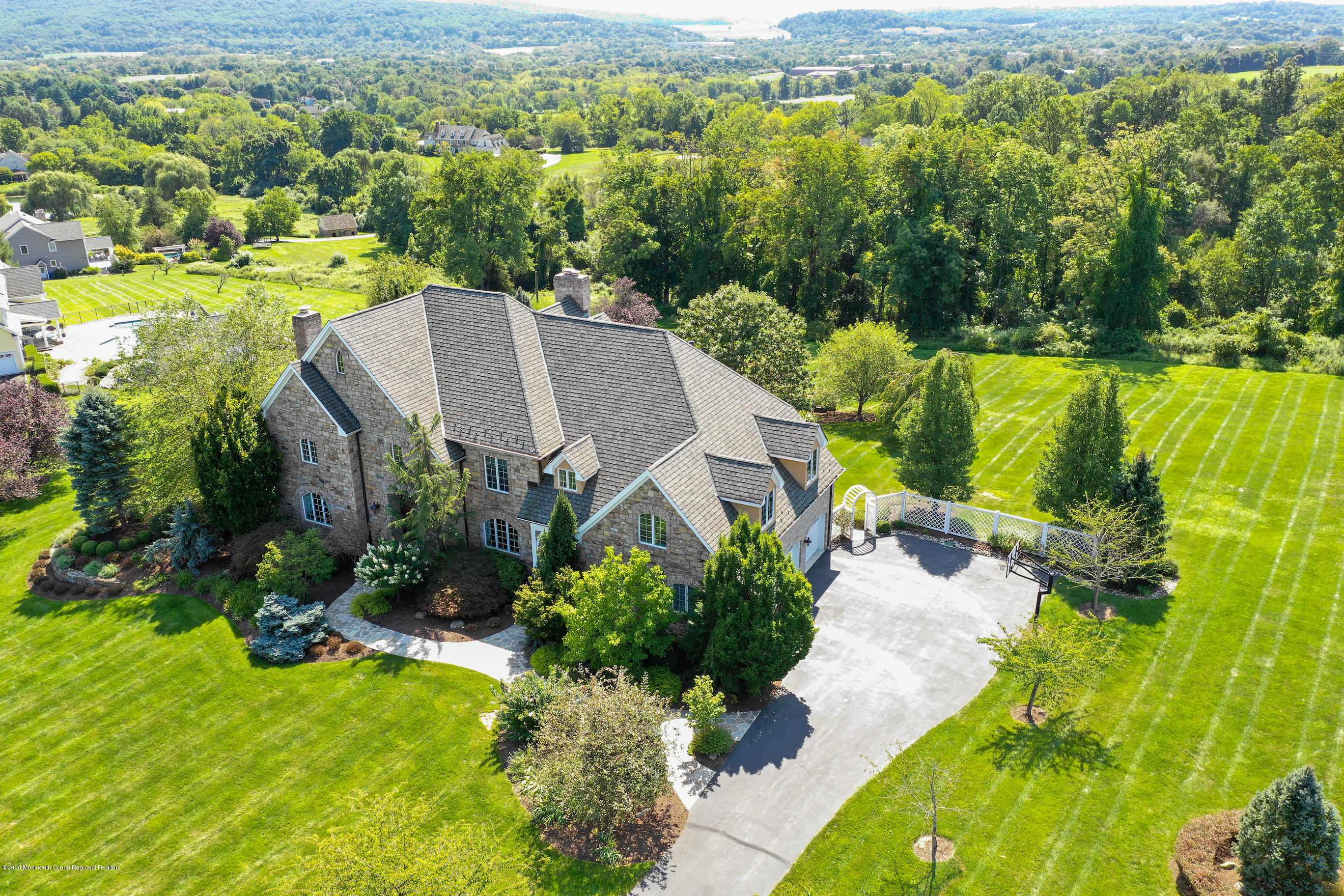 25 Ramsey Road Lebanon, NJ 08833 - Photo 39 of 49 an aerial view of a house with yard swimming pool and outdoor seating
