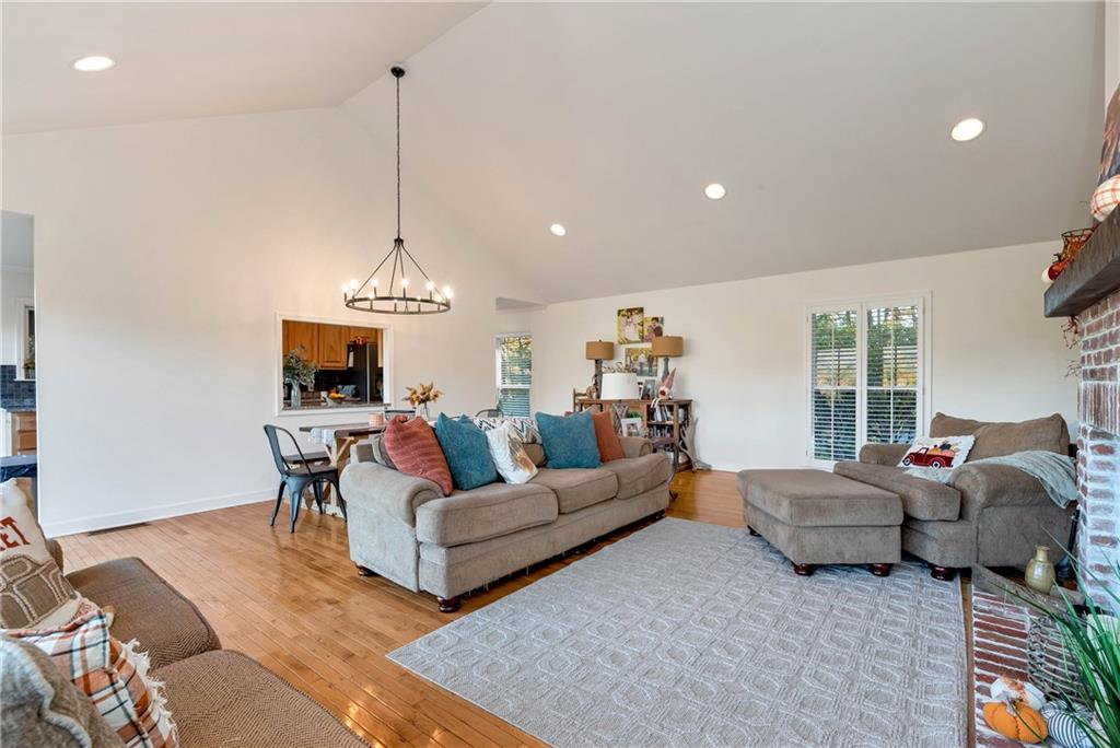 962 Woodbrier Sautee Nacoochee, GA 30571 - Photo 17 of 52 a living room with furniture and a flat screen tv
