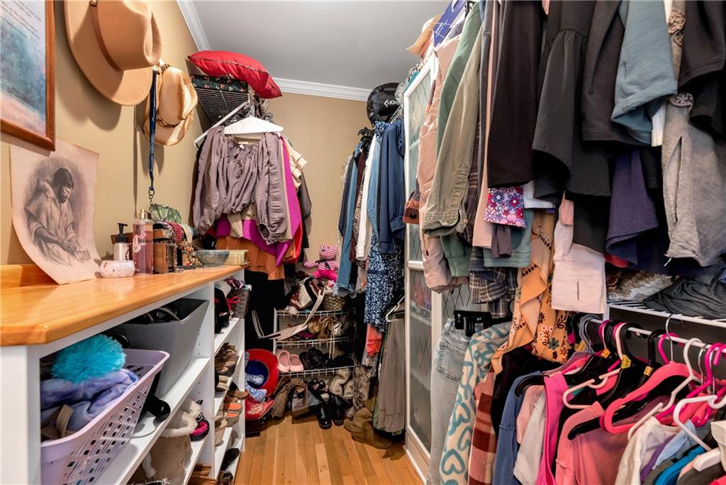 962 Woodbrier Sautee Nacoochee, GA 30571 - Photo 39 of 52 a view of walk in closet with clothes
