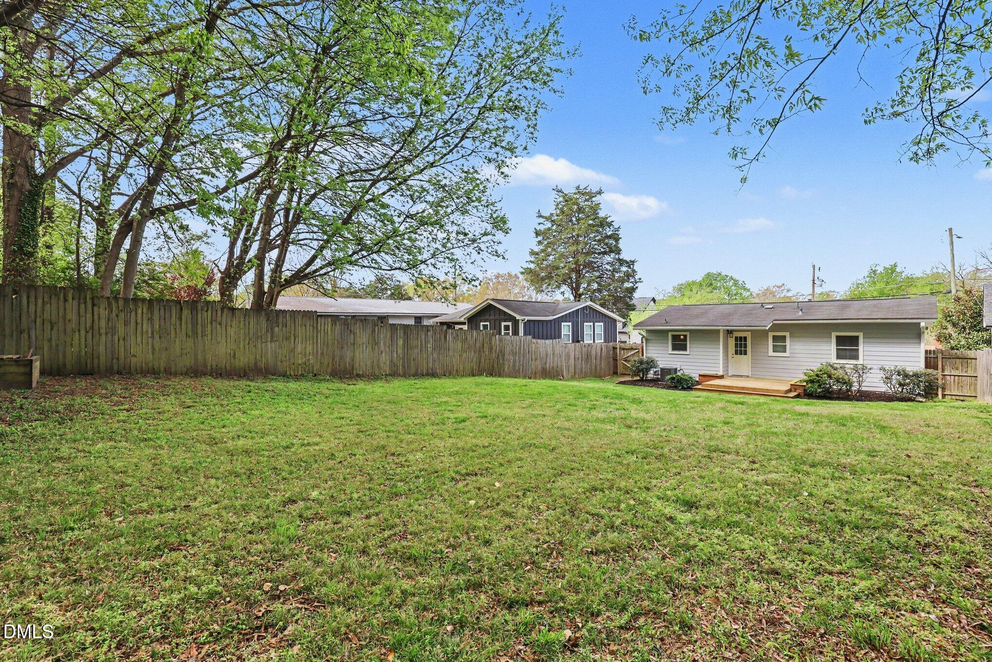 727 South State Street Raleigh, NC 27601 - Photo 24 of 30 a view of a house with backyard