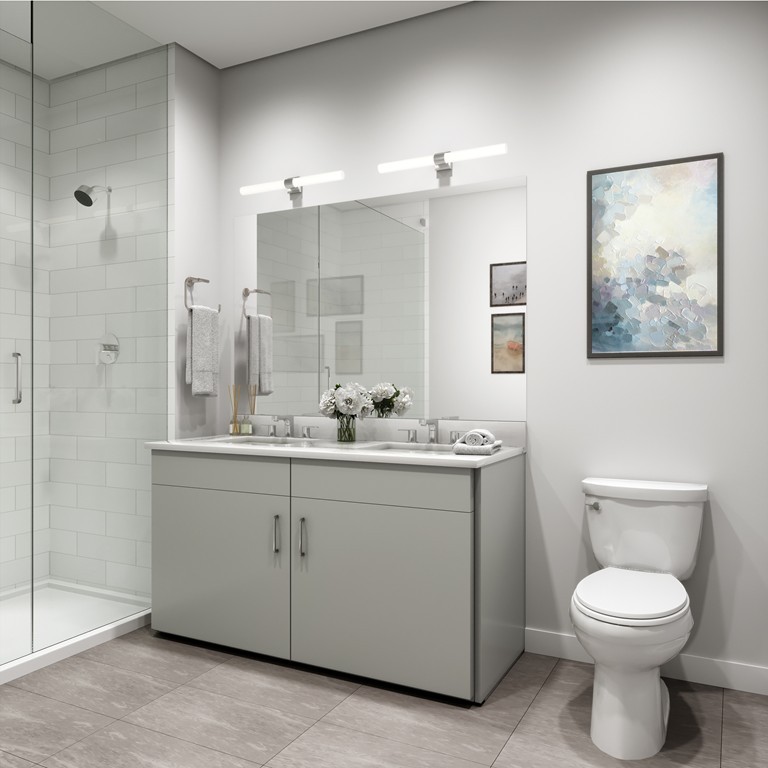 3531 Washington Street, Unit 411 Boston, MA 02130 - Photo 7 of 7 a bathroom with a toilet a sink and mirror