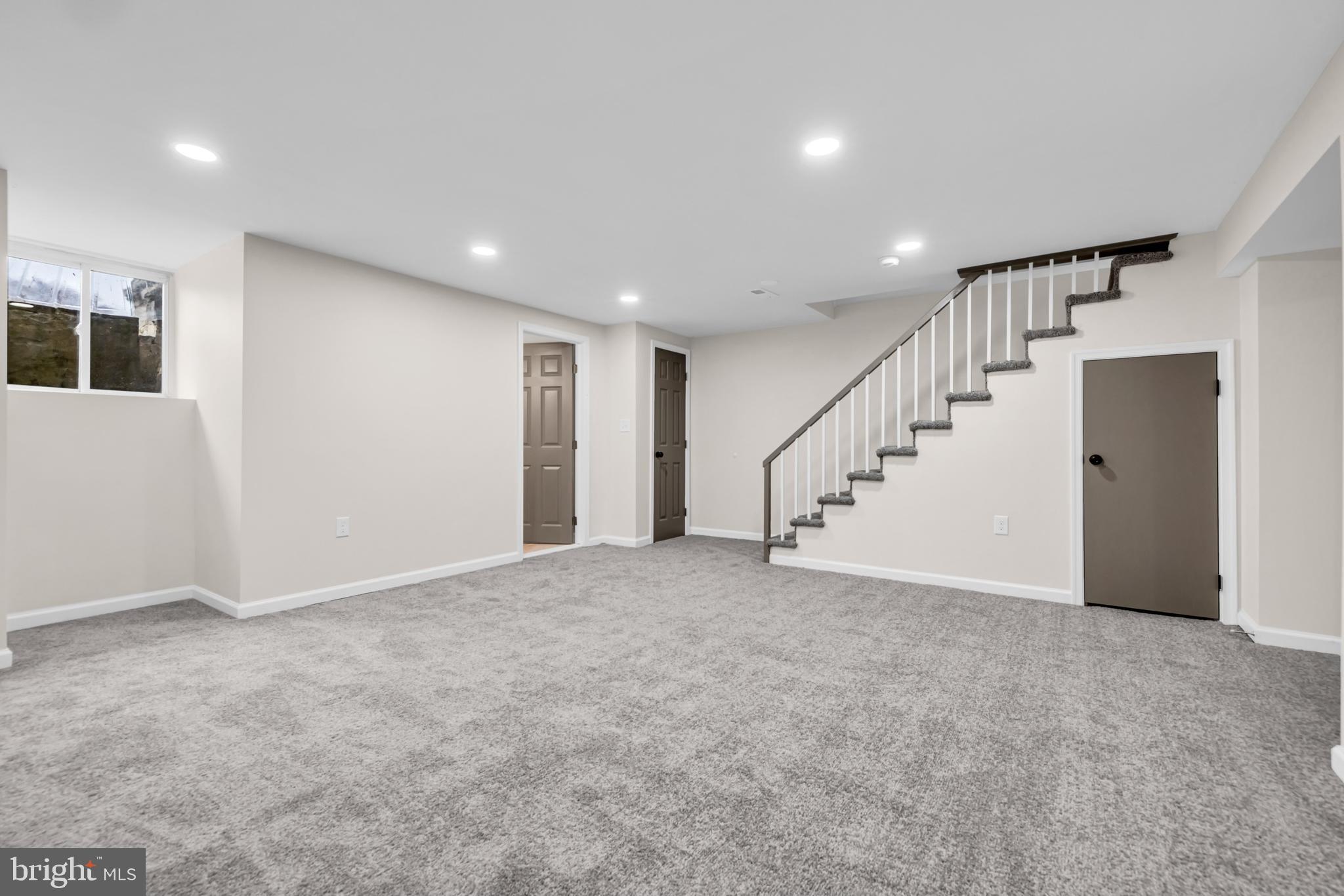 1513 Kingsway Road Baltimore, MD 21218 - Photo 23 of 47 finished basement entertainment space