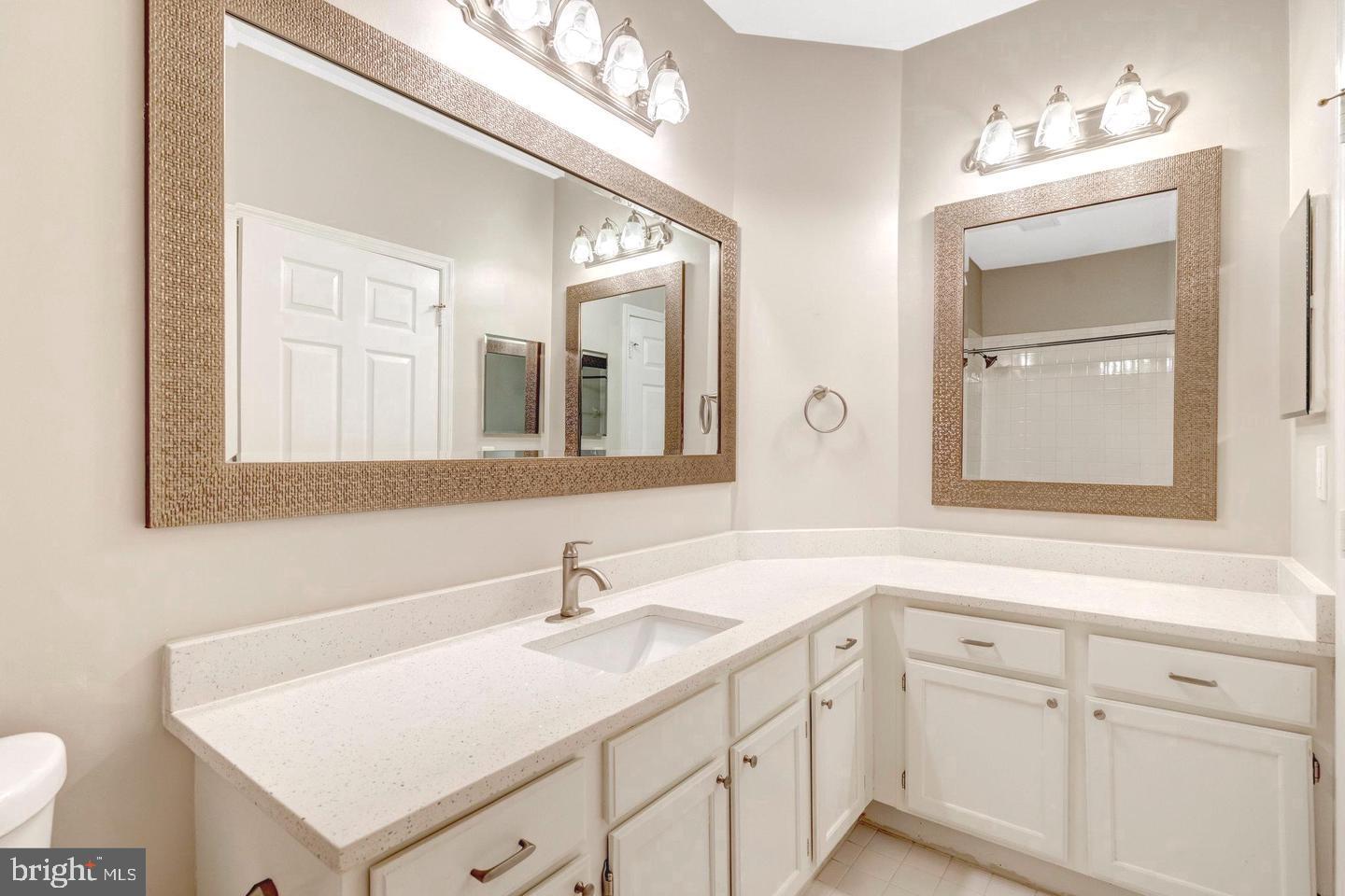1701 Lake Shore Crest Drive, Unit 11 Reston, VA 20190 - Photo 10 of 33 a bathroom with a sink and a mirror