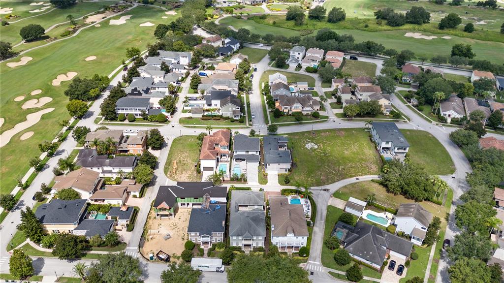1208 Radiant Street Reunion, FL 34747 - Photo 43 of 47 an aerial view of residential houses with outdoor space and street view