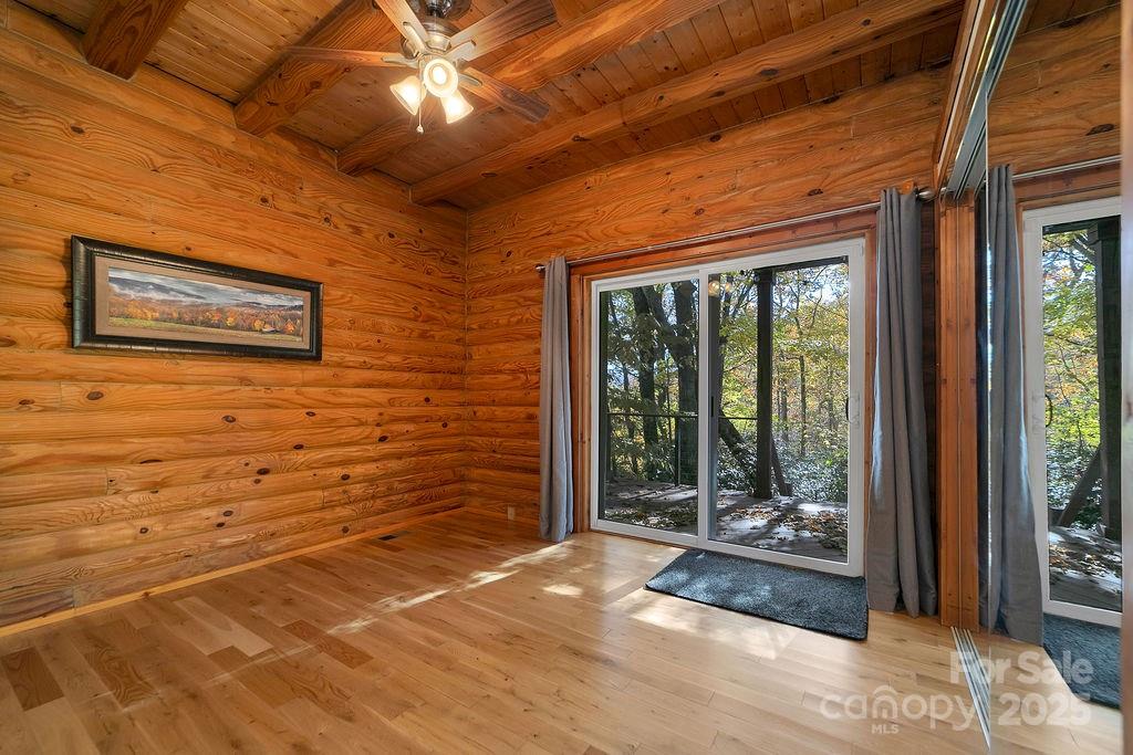 85 Ridge Road Rosman, NC 28772 - Photo 22 of 48 a view of a room with windows