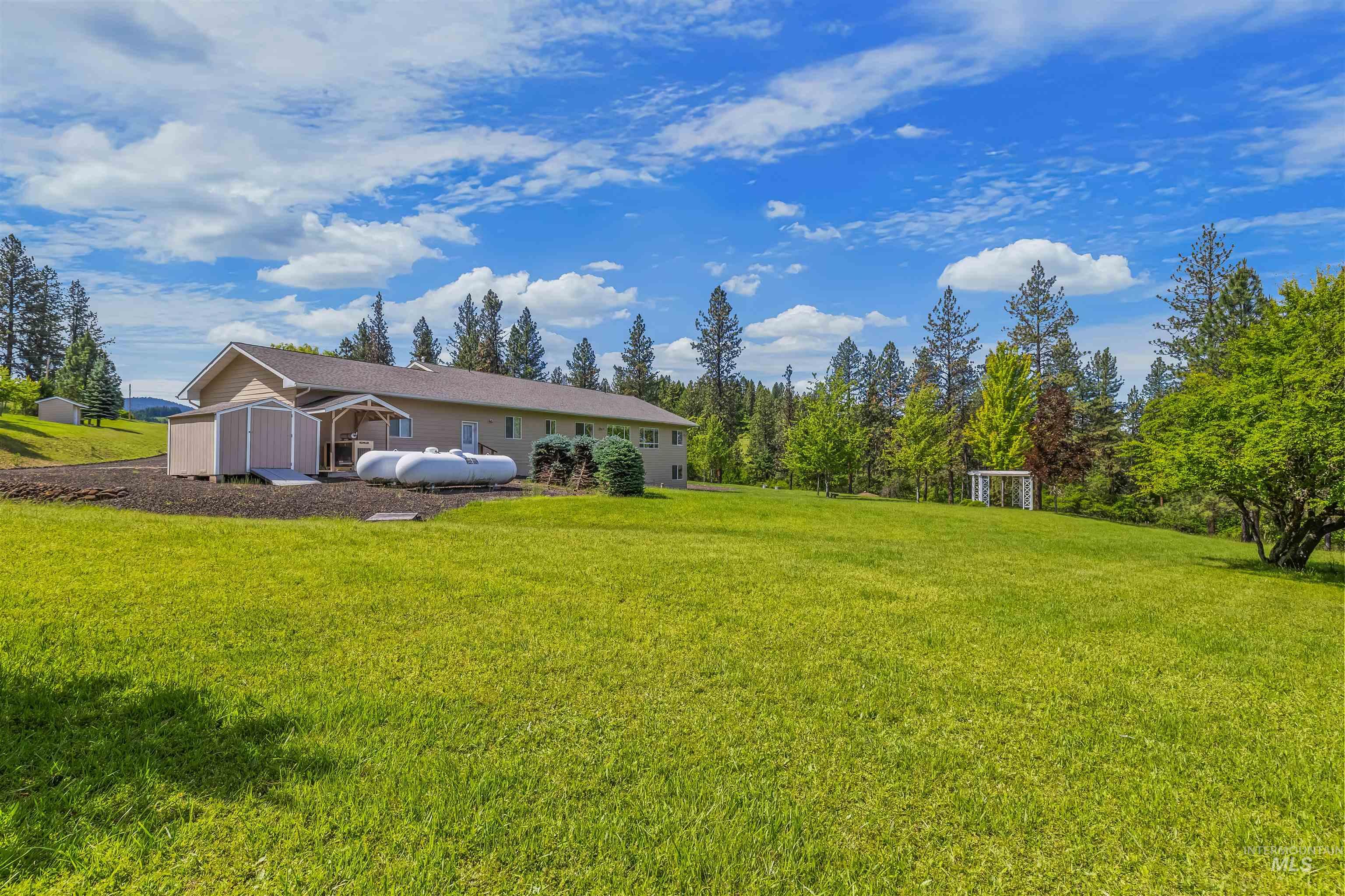 743 Wall Crk Road Stites, ID 83552 - Photo 15 of 48 Expansive grassy yard with mature trees
