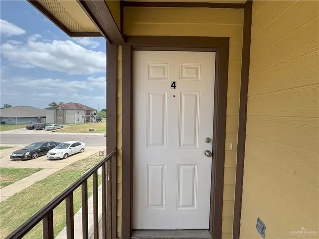 a view of a balcony of a house