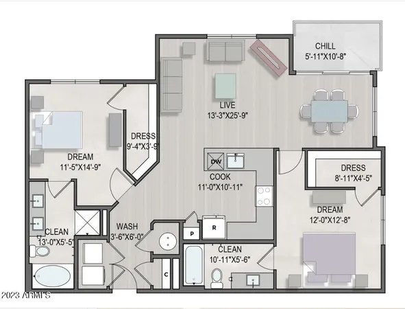 $1,838 | 26800 North 27th Avenue, Unit B3, Phoenix, AZ 85085