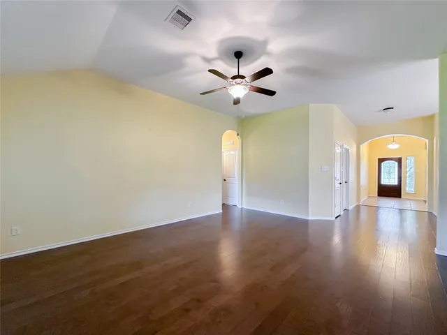 wooden floor in an empty room