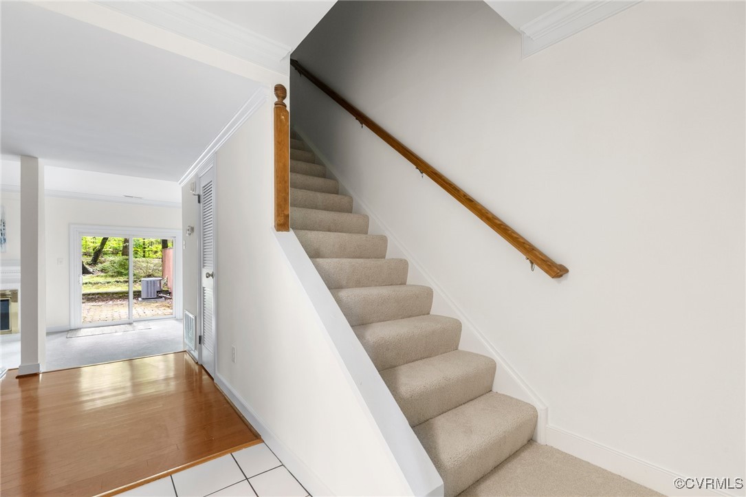 11719 South Briar Patch Drive Midlothian, VA 23113 - Photo 2 of 21 a view of entryway and hall with wooden floor