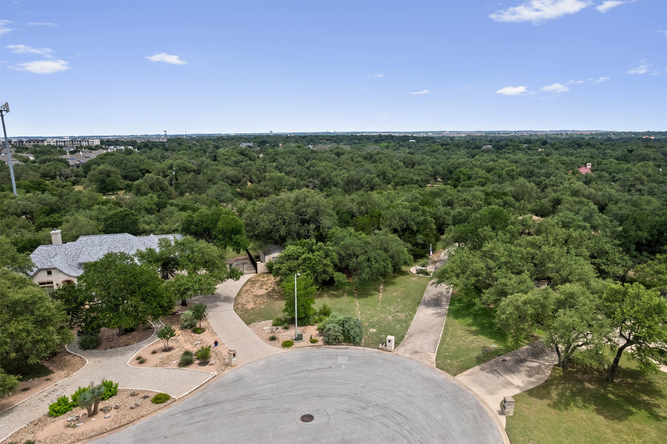 120 East Rustle Cove Georgetown, TX 78628 - Photo 20 of 25 an aerial view of a house with a yard