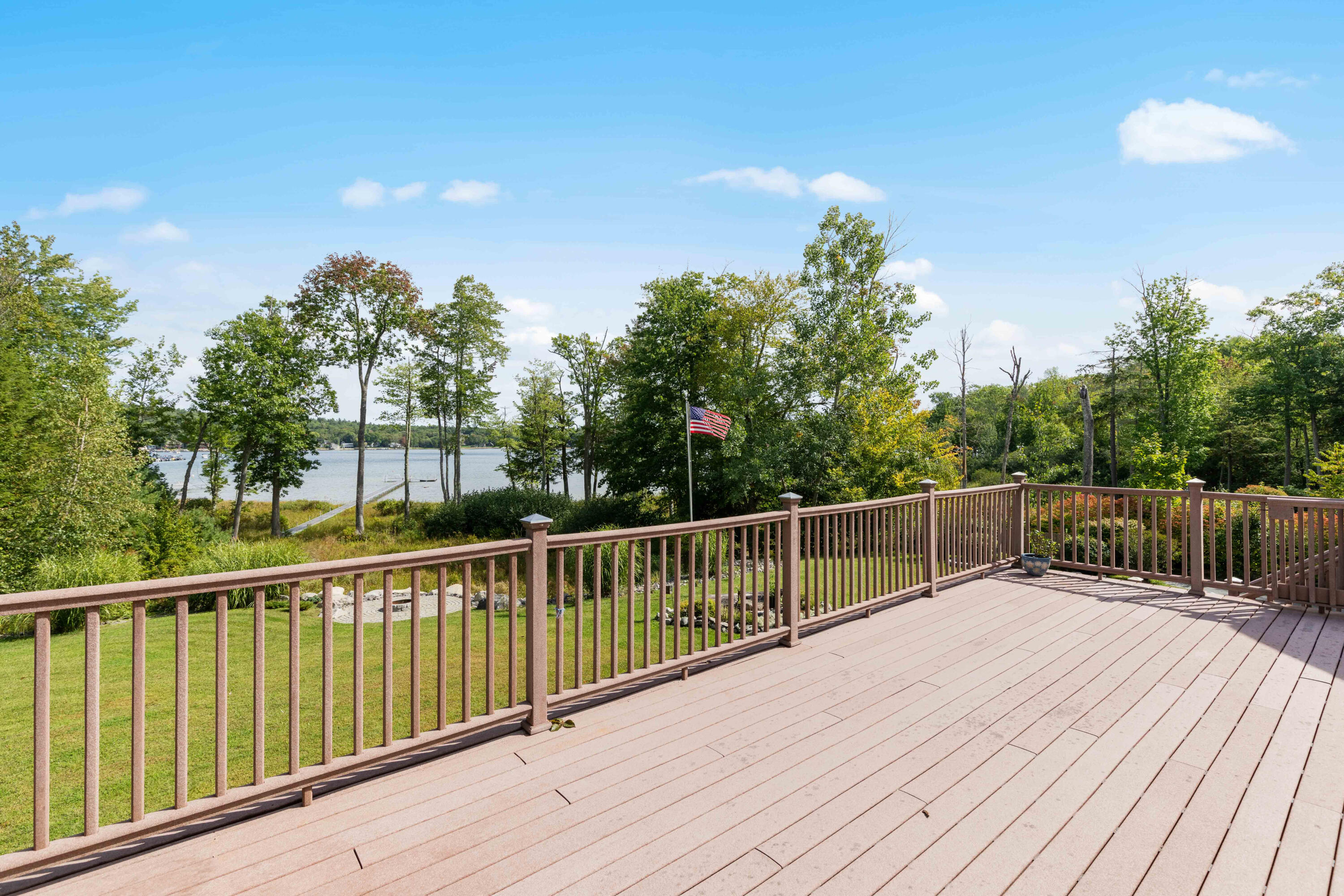 49 Leisure Point Road Standish, ME 04084 - Photo 45 of 89 Large deck with lake views