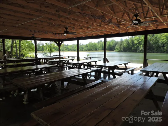 a view of outdoor space with seating