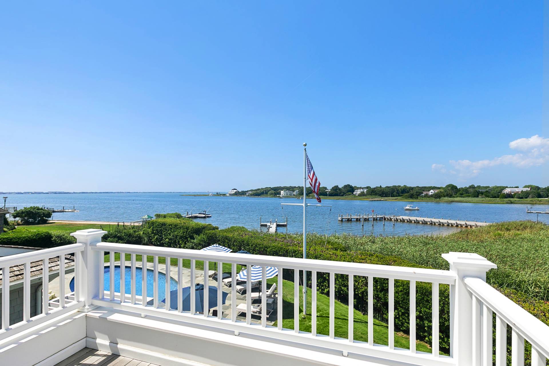 69 Shore Road Westhampton, NY 11977 - Photo 25 of 34 a view of city from balcony