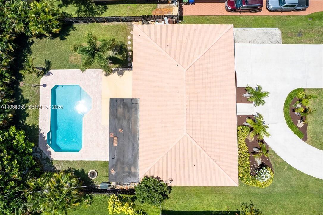 2271 Southwest 30th Terrace Fort Lauderdale, FL 33312 - Photo 32 of 40 an aerial view of a house with a swimming pool