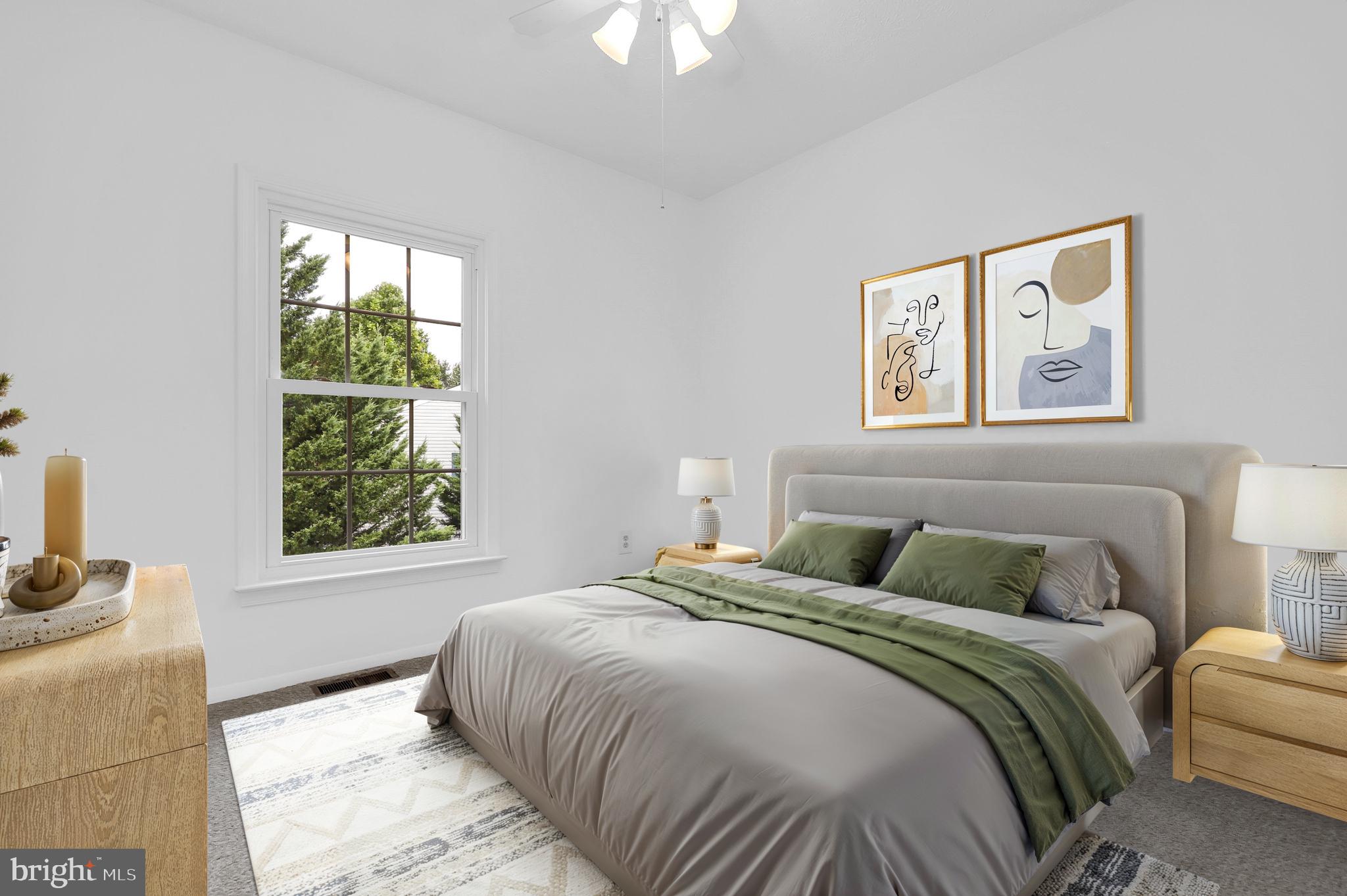 7922 Red Barn Way Elkridge, MD 21075 - Photo 17 of 31 a bedroom with a bed and a window