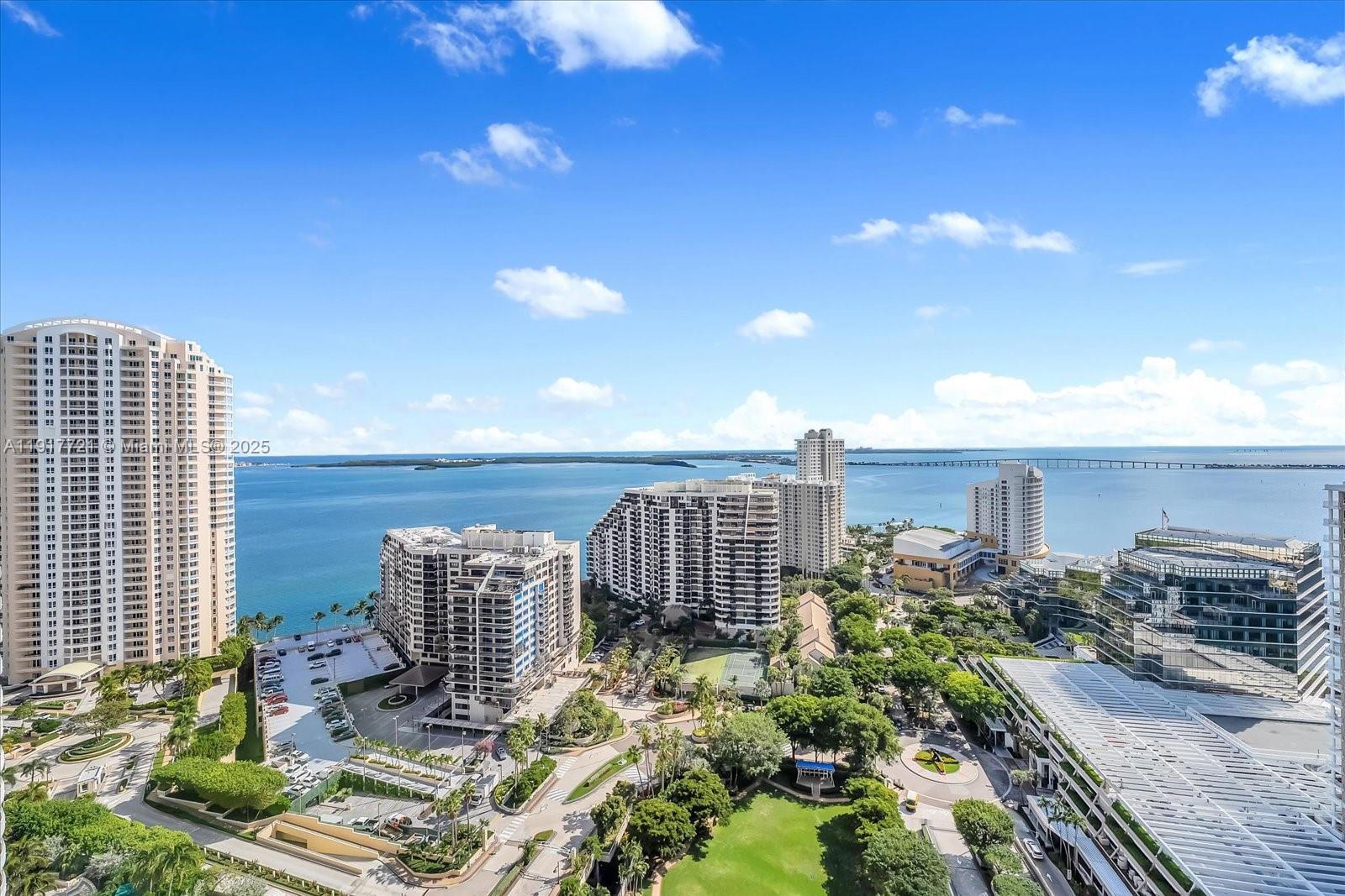 900 Brickell Key Boulevard, Unit 2304 Miami, FL 33131 - Photo 13 of 55 a view of a balcony with many windows