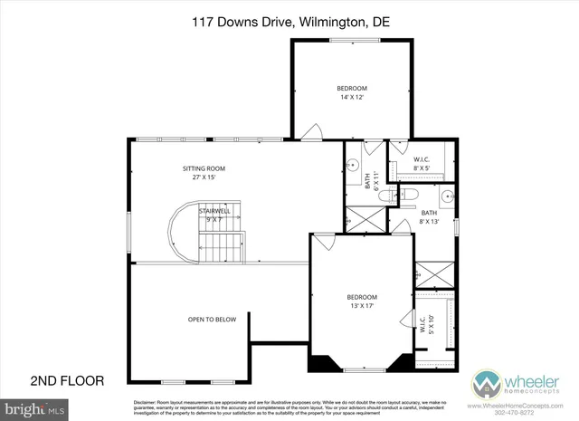 $969,000 | 117 Downs Drive, Wilmington, DE 19807