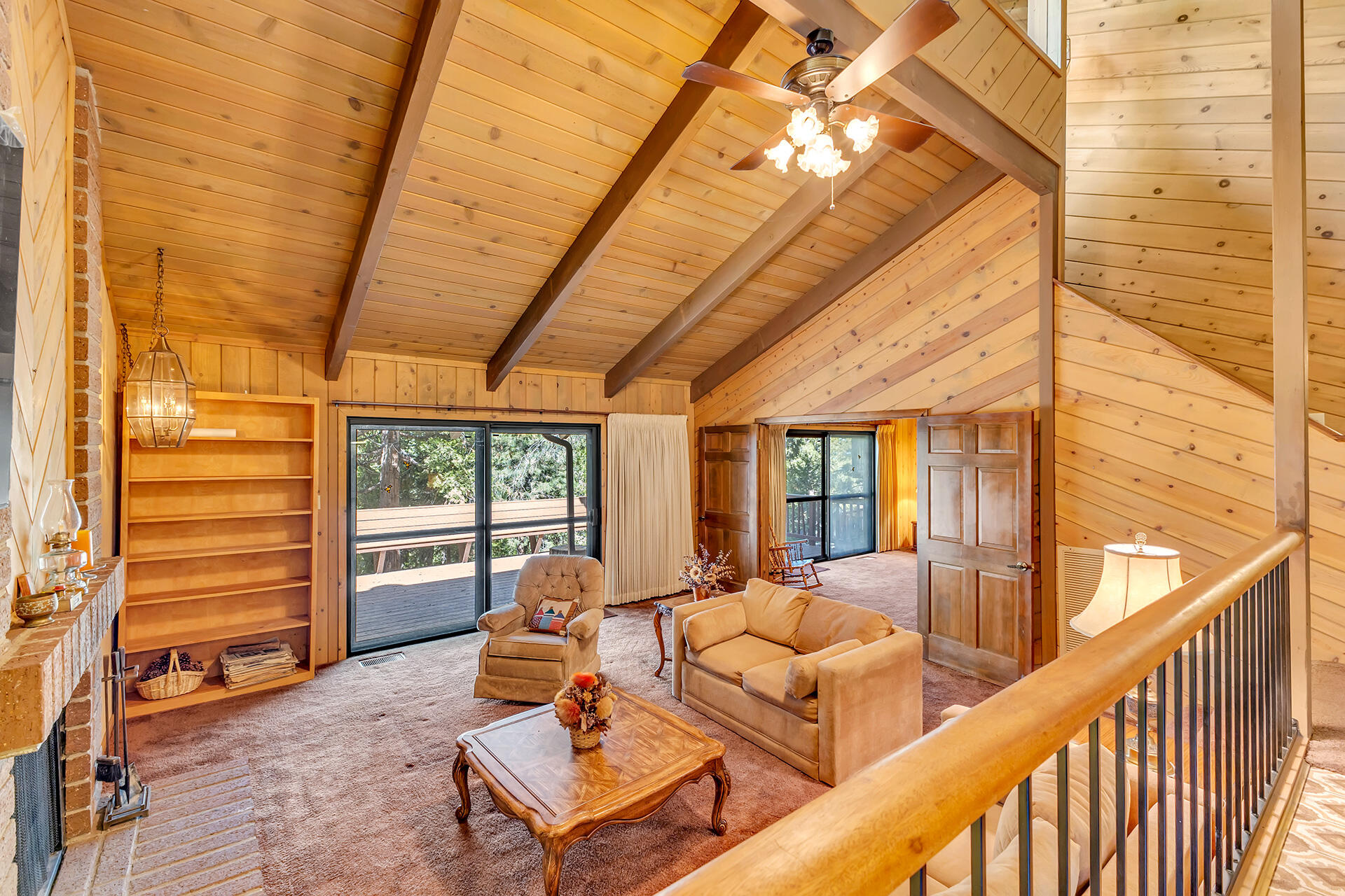 25461 Shadow Oaks Idyllwild, CA 92549 - Photo 11 of 30 a living room with furniture a large window