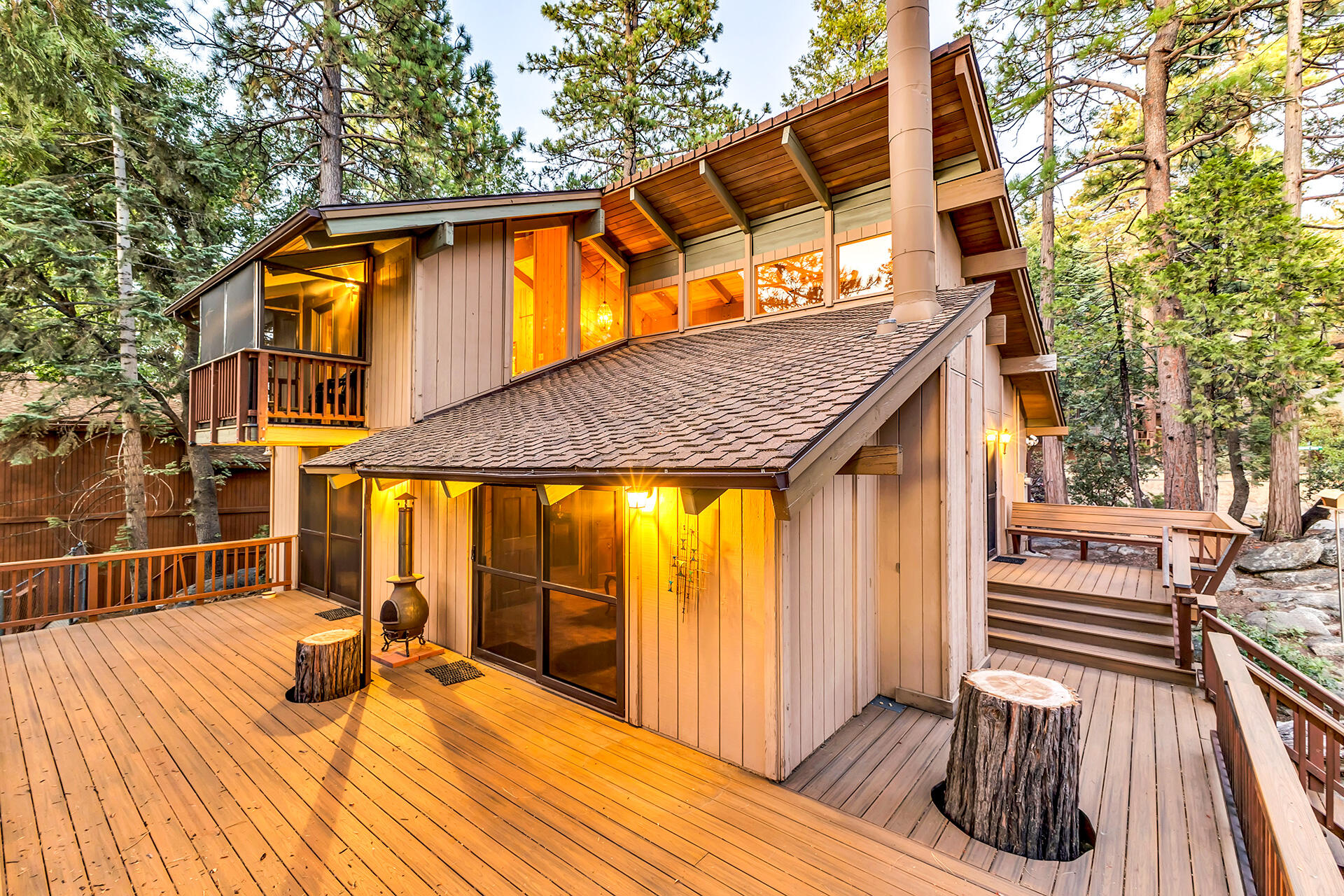 25461 Shadow Oaks Idyllwild, CA 92549 - Photo 5 of 30 a view of roof deck