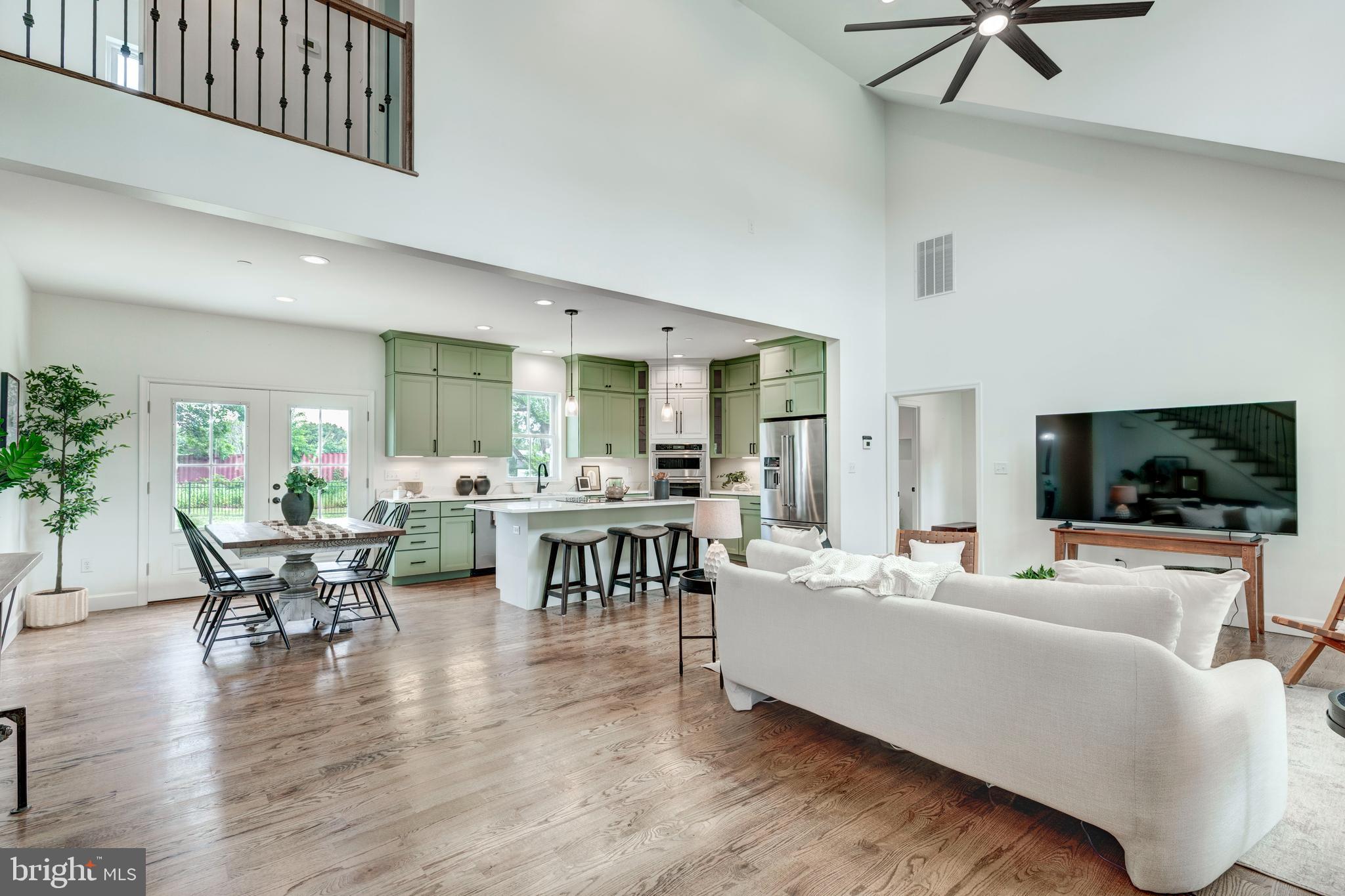 1865 Hughes Shop Road Westminster, MD 21158 - Photo 16 of 46 a living room with furniture flat screen tv and a fireplace