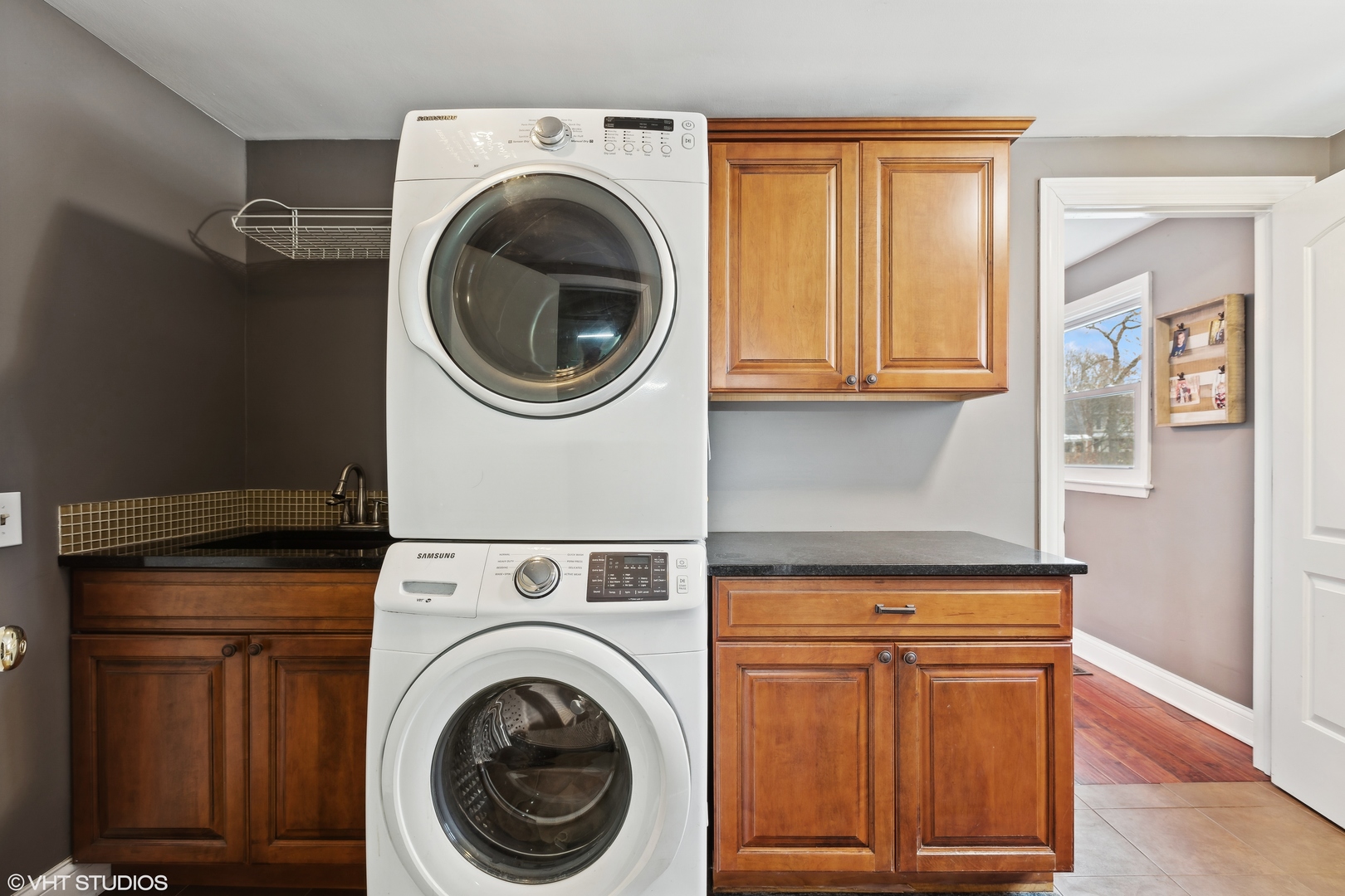 7102 Silver Lake Road Cary, IL 60013 - Photo 14 of 32 a view of a hallway with washer and dryer