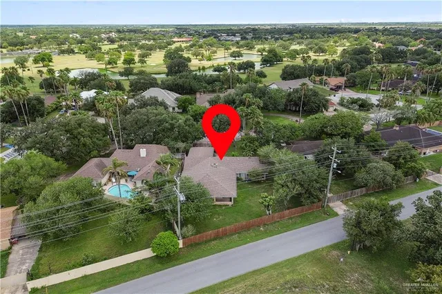 a view of a lake with a building and a lake view
