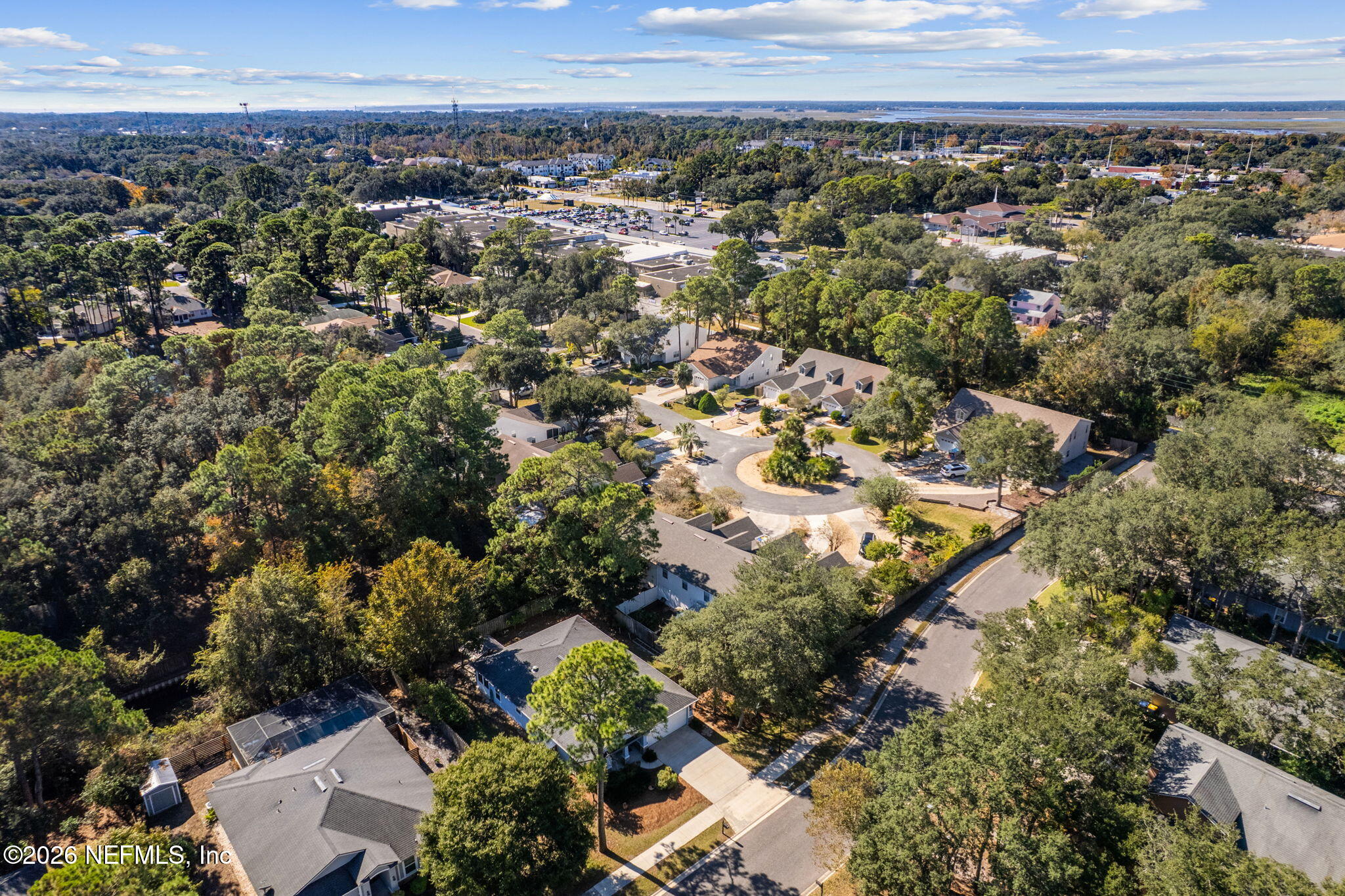 1602 Indigo Street Fernandina Beach, FL 32034 - Photo 5 of 35 an aerial view of a residential houses and city view
