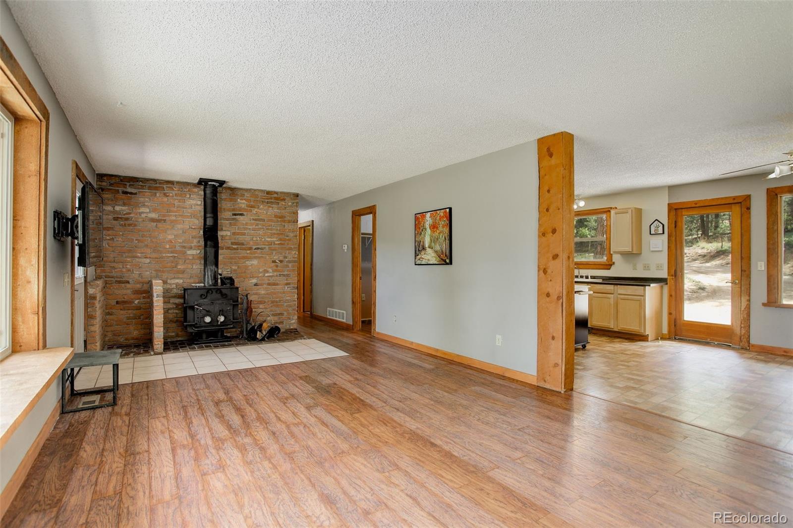307 Hitchrack Road Bailey, CO 80421 - Photo 13 of 30 a view of a livingroom with furniture hardwood floor and a living room